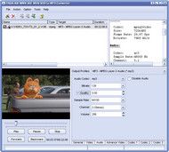 YASA AVI WMV MOV VOB to MP3 Converter screenshot